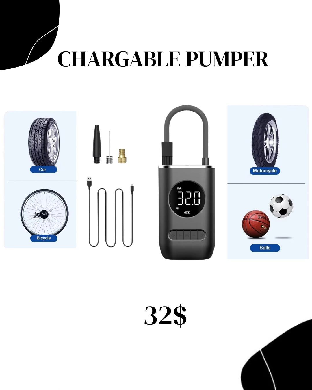 Rechargeable Air Pump