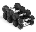 Hexagonal Rubber Dumbbell