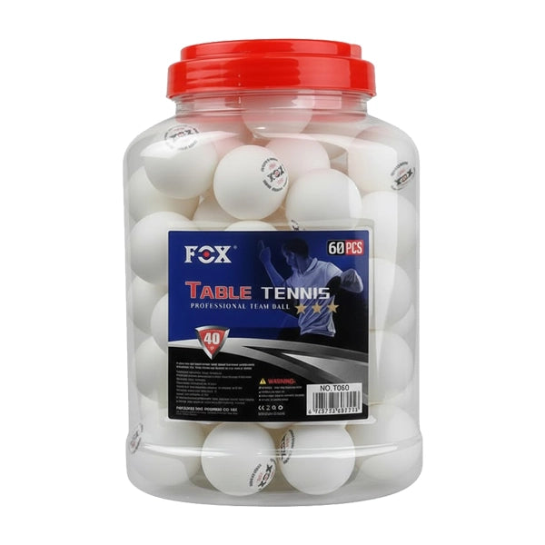 Set of 60 table tennis balls