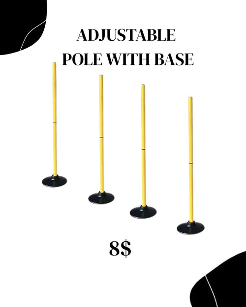 Adjustable Training Pole 1.5m with Base