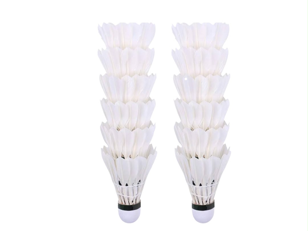 Badminton Shuttlecocks (Set of 12)