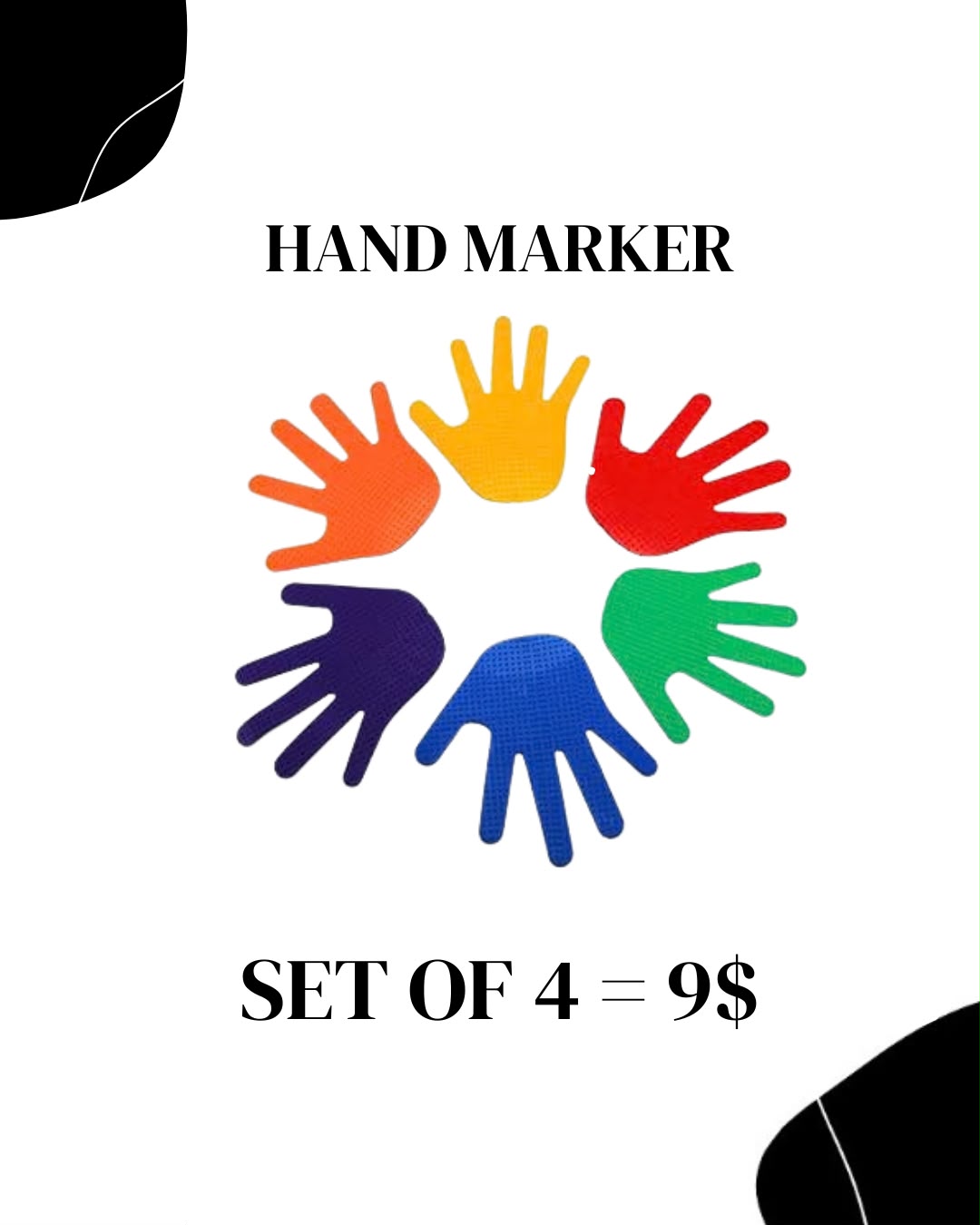 Hand Markers (Set of 4)